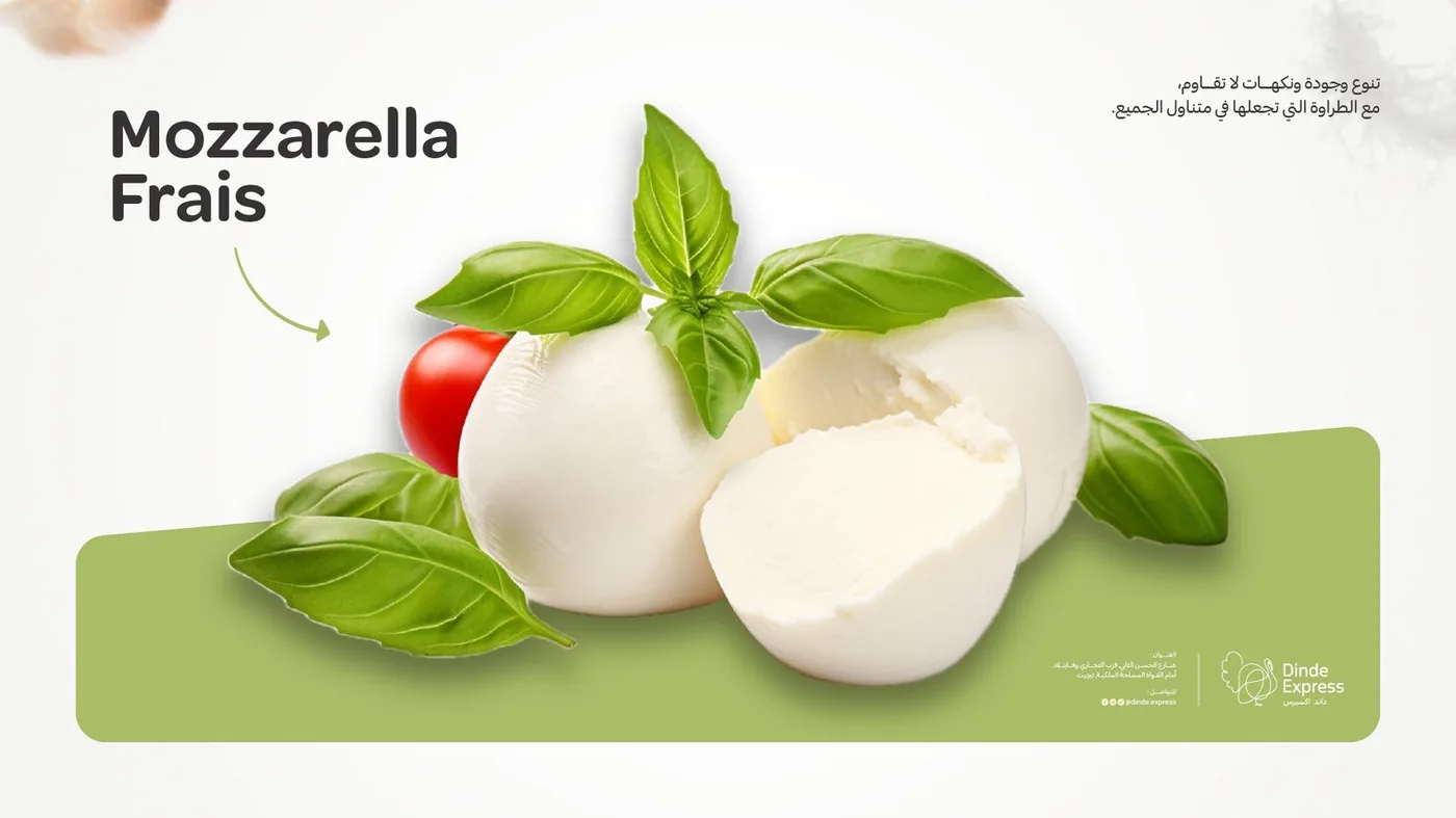 Mozzarella fraîche — Dinde Express Tiznit